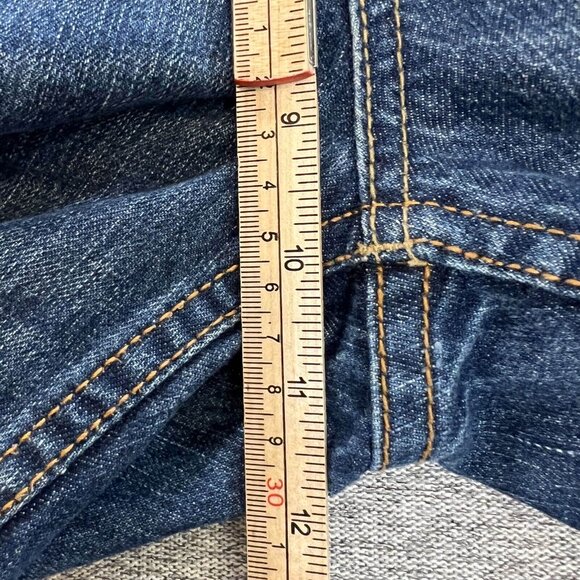 Aeropostale Jeans Men Size 29x3* Blue Driggs Slim Bootcut Distressed Cotton - Picture 10 of 14